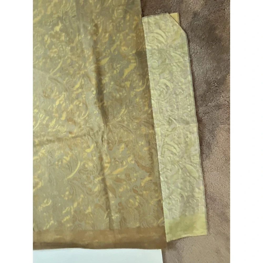 Fortuny CAMPANELLE in Carmel & silver  (55x31+ inches) #5111